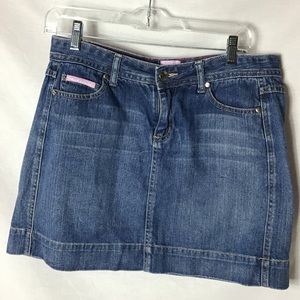 Mink Denim Mini Skirt